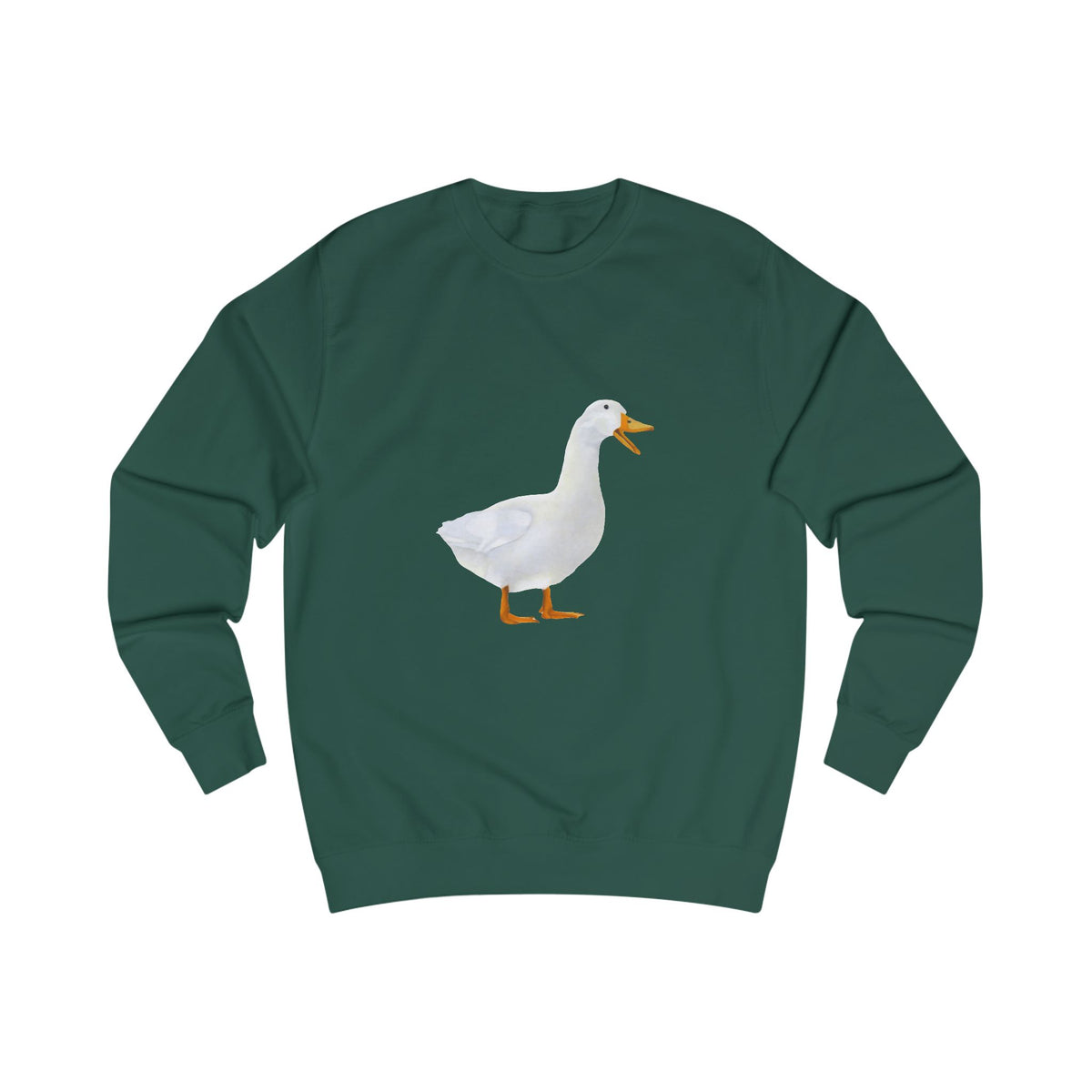 Pekin Duck Graphic Sweatshirt - Hand-Drawn Farmhouse Nature Print