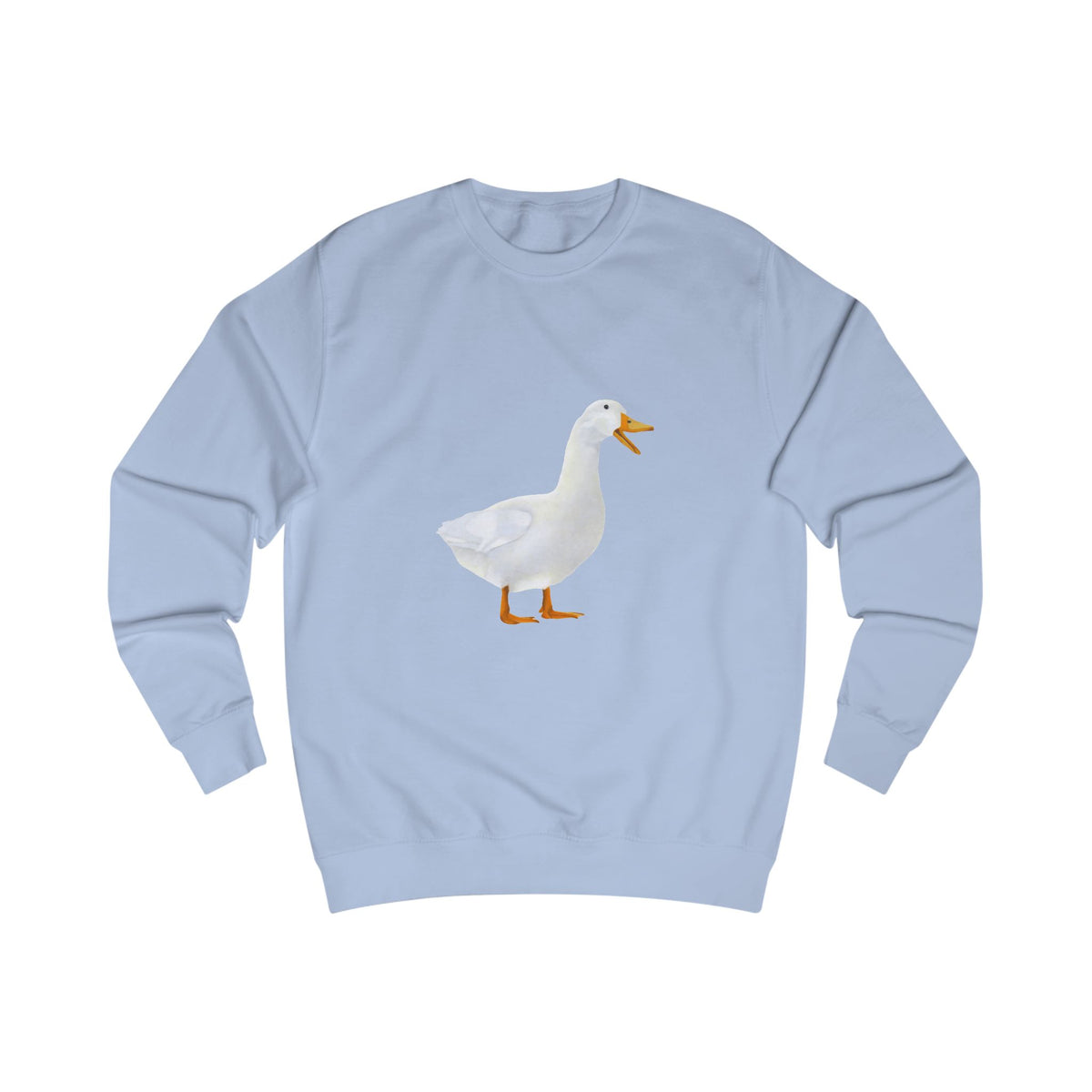 Pekin Duck Graphic Sweatshirt - Hand-Drawn Farmhouse Nature Print