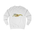 Coastal Sea Turtle Graphic Sweatshirt - Retro Tropical Wildlife Sweater
