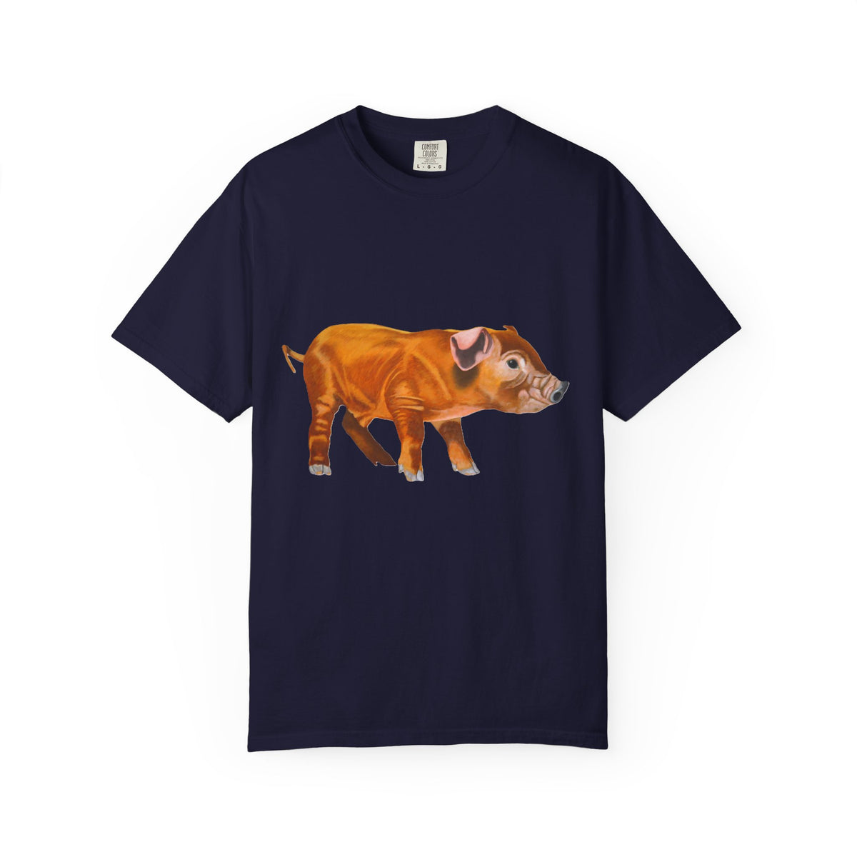 Pig Illustration T‑Shirt — Vintage Farm Animal Tee