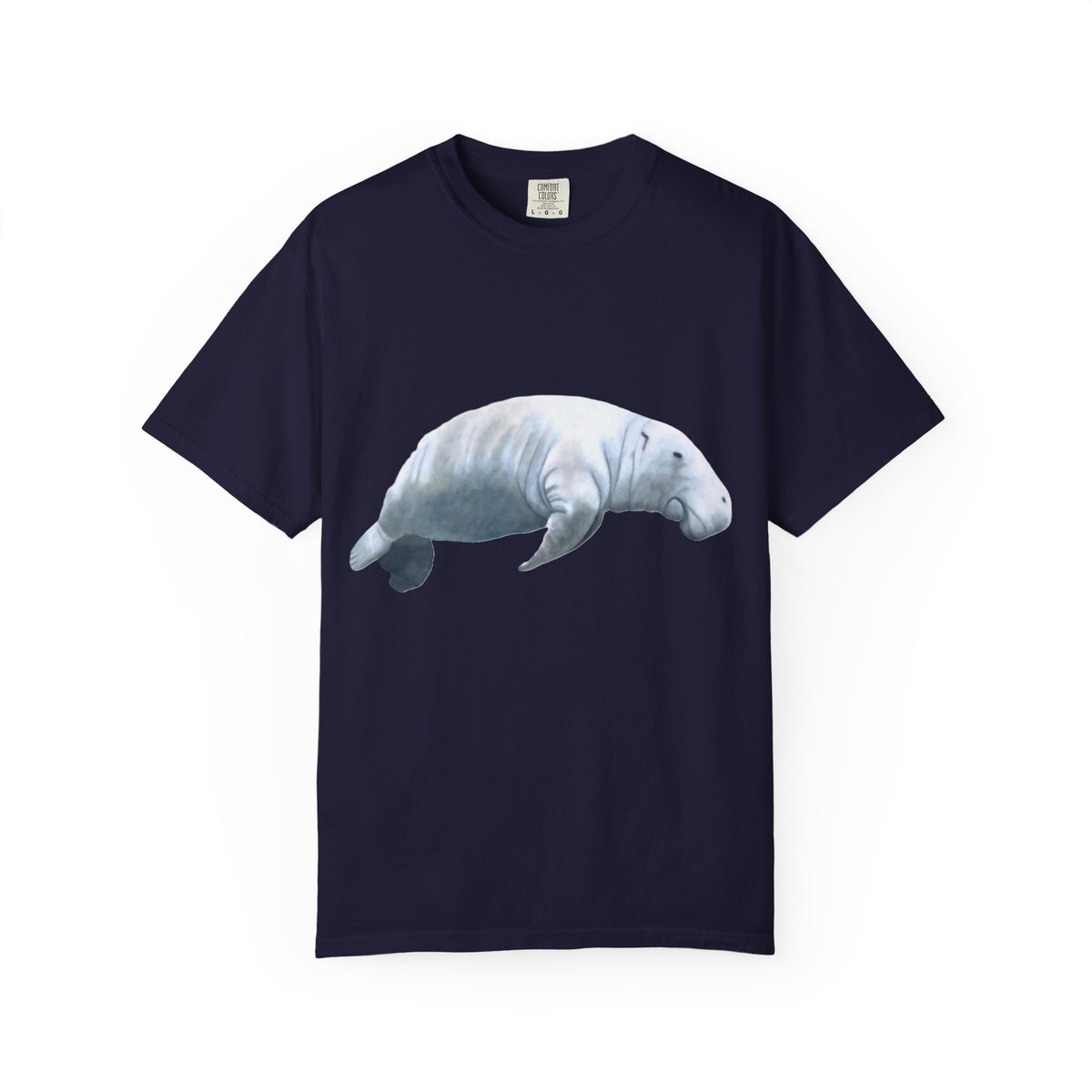 Manatee Watercolor T-Shirt — Gentle Sea Mammal Graphic Tee