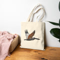 Brown Pelican Canvas Tote Bag